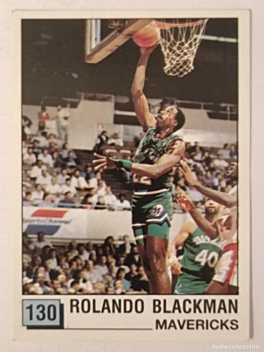 Coleccionismo deportivo: #130 ROLANDO BLACKMAN (DALLAS MAVERICKS) BASKET NBA 90 PANINI