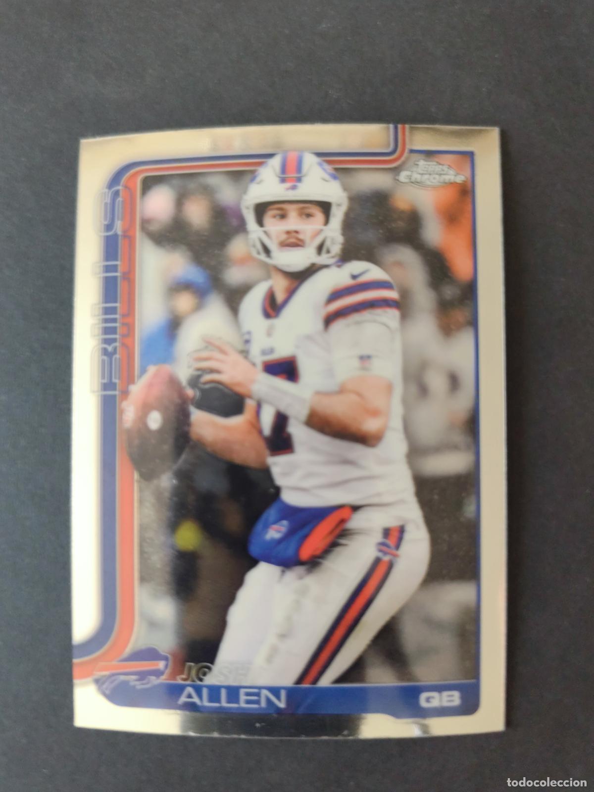 Sammelleidenschaft Sport: 34 JOSH ALLEN BUFFALO BILLS TOPPS NFL CHROME 2025 FUTBOL AMERICANO