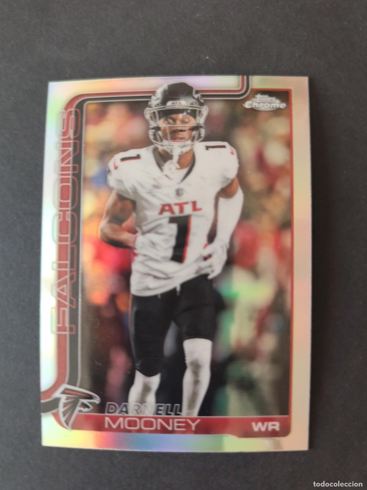 Sammelleidenschaft Sport: 11 DARNELL MOONEY ATLANTA FALCONS REFRACTOR TOPPS NFL CHROME 2025 FUTBOL AMERICANO