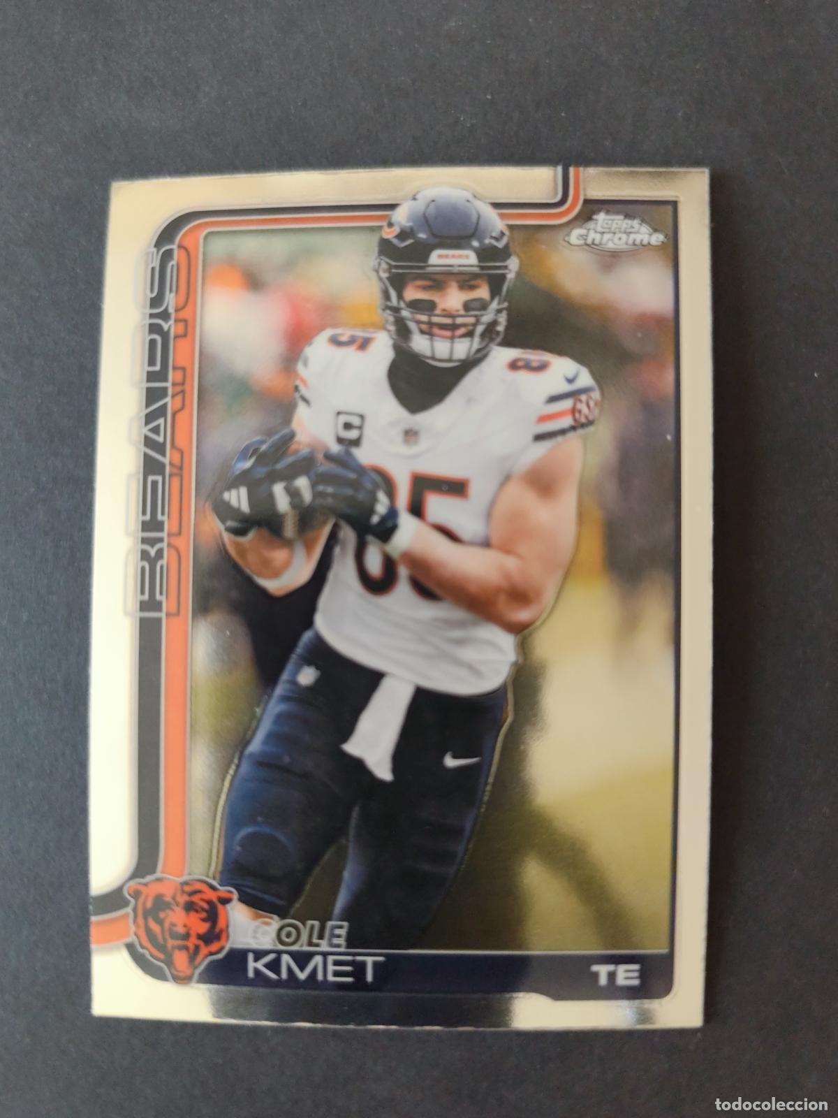 Coleccionismo deportivo: 51 COLE KMET CHICAGO BEARS TOPPS NFL CHROME 2025 FUTBOL AMERICANO