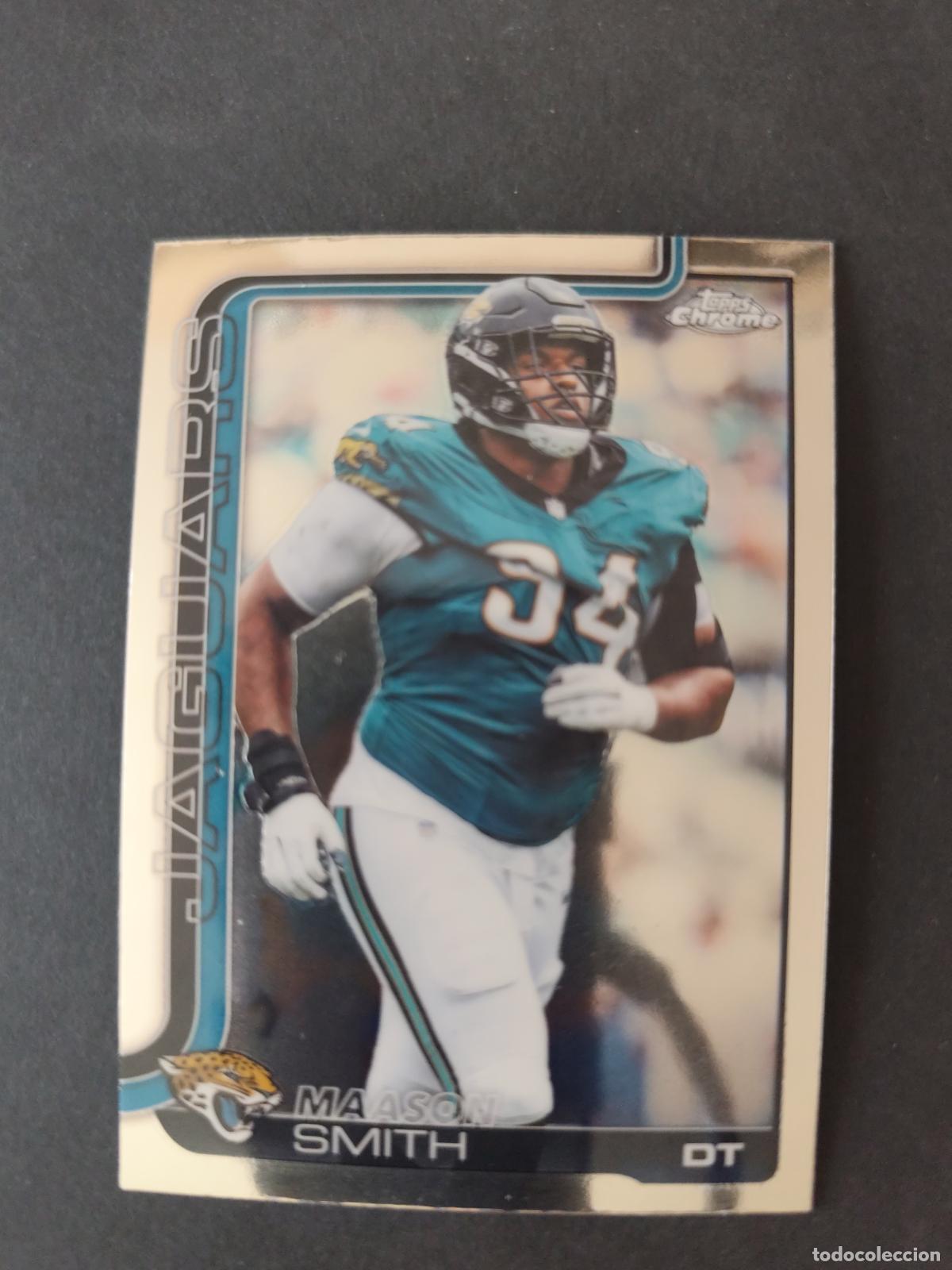 Coleccionismo deportivo: 140 MAASON SMITH JACKSONVILLE JAGUARS TOPPS NFL CHROME 2025 FUTBOL AMERICANO