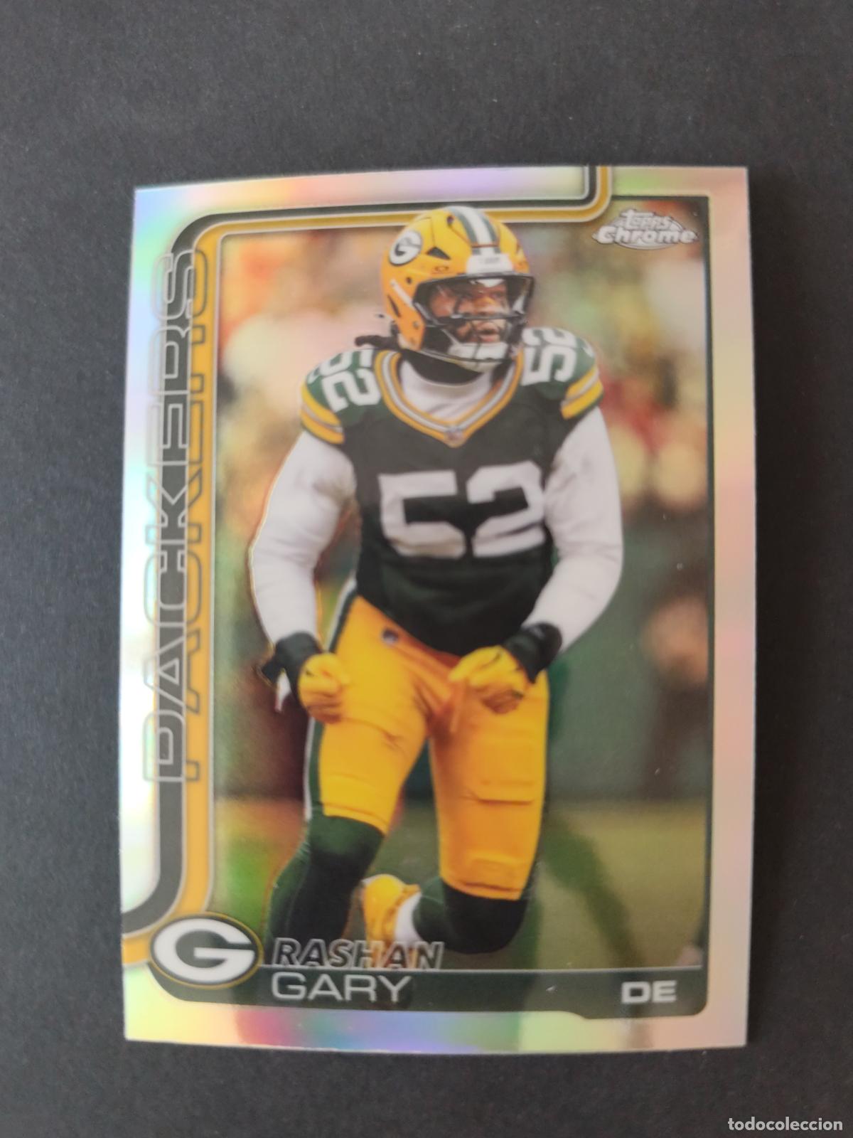 Coleccionismo deportivo: 111 RASHAN GARY GREEN BAY PACKERS REFRACTOR TOPPS NFL CHROME 2025 FUTBOL AMERICANO