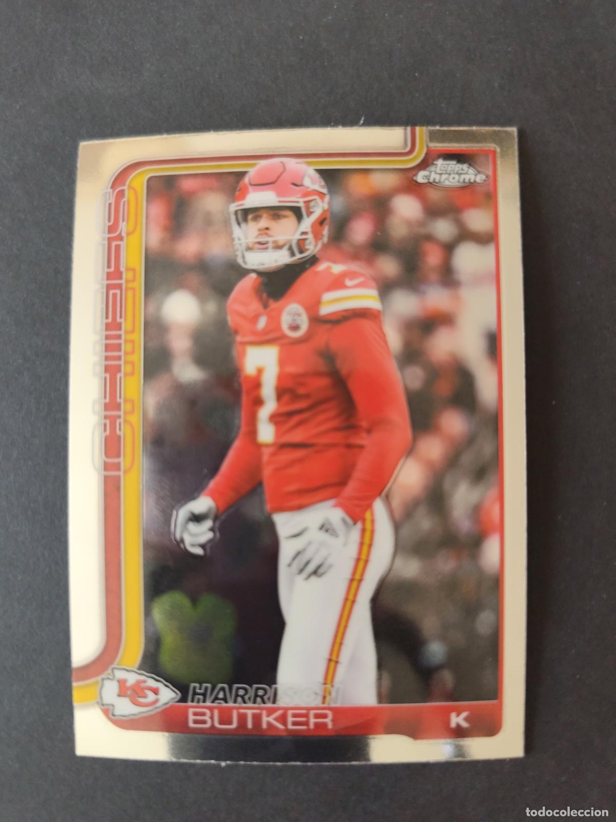 Coleccionismo deportivo: 151 HARRISON BUTKER KANSAS CITY CHIEFS TOPPS NFL CHROME 2025 FUTBOL AMERICANO
