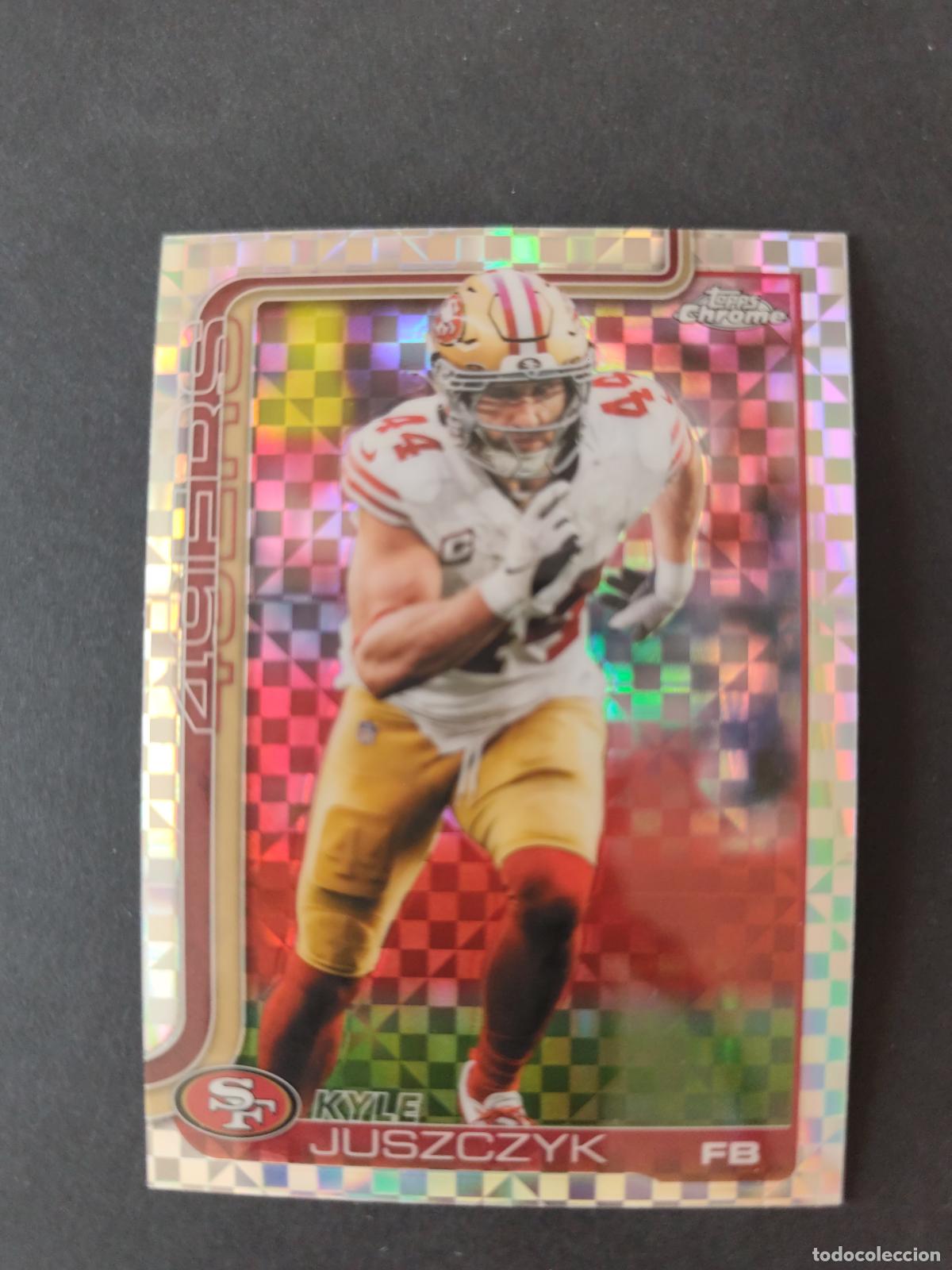Coleccionismo deportivo: 270 KYLE JUSZCZYK SAN FRANCISCO 49ERS PARALELA X-FRACTOR TOPPS NFL CHROME 2025 FUTBOL AMERICANO