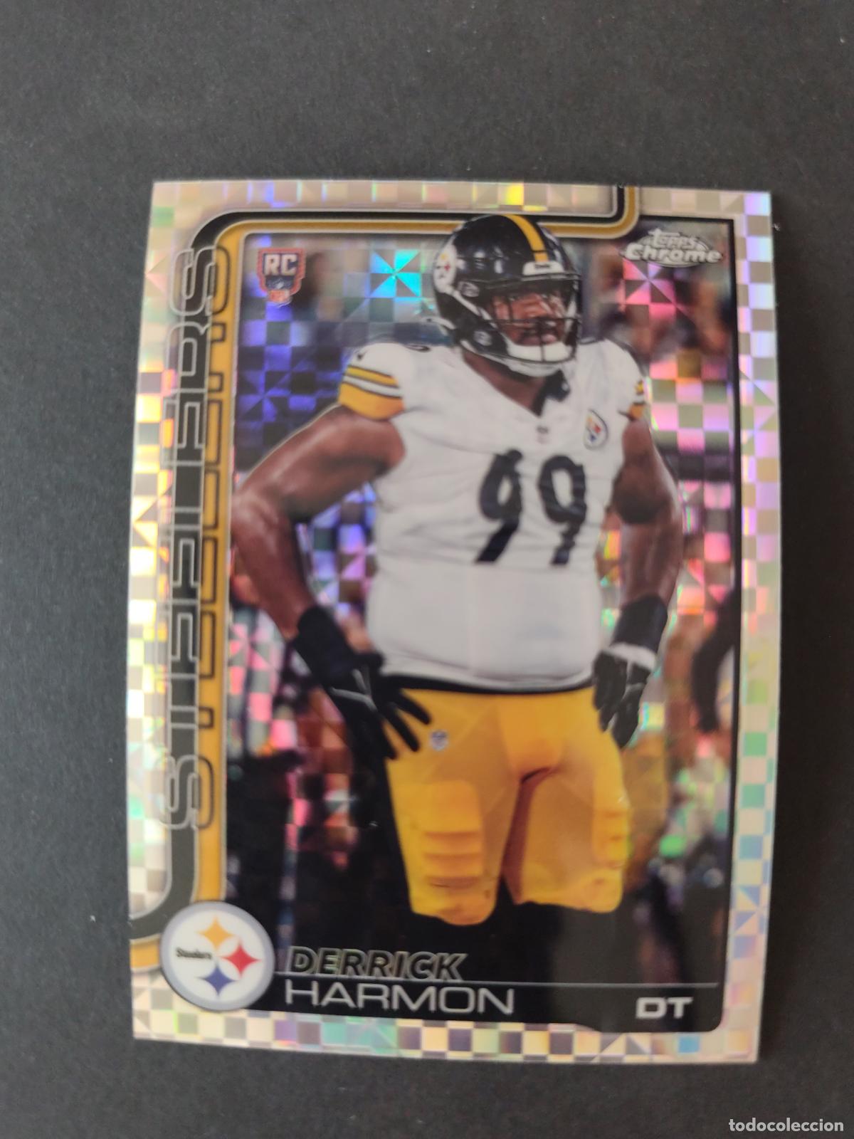 Coleccionismo deportivo: 361 DERRICK HARMON PITTSBURGH STEELERS ROOKIE PARALELA X-FRACTOR TOPPS NFL CHROME 2025