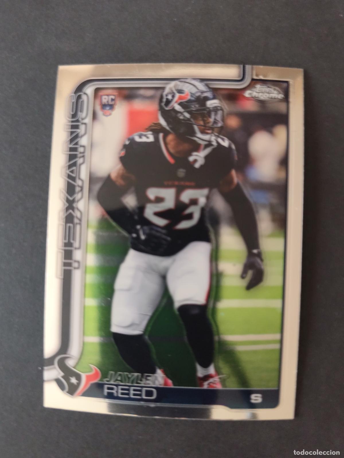 Coleccionismo deportivo: 374 JAYLEN REED HOUSTON TEXANS ROOKIE TOPPS NFL CHROME 2025 FUTBOL AMERICANO