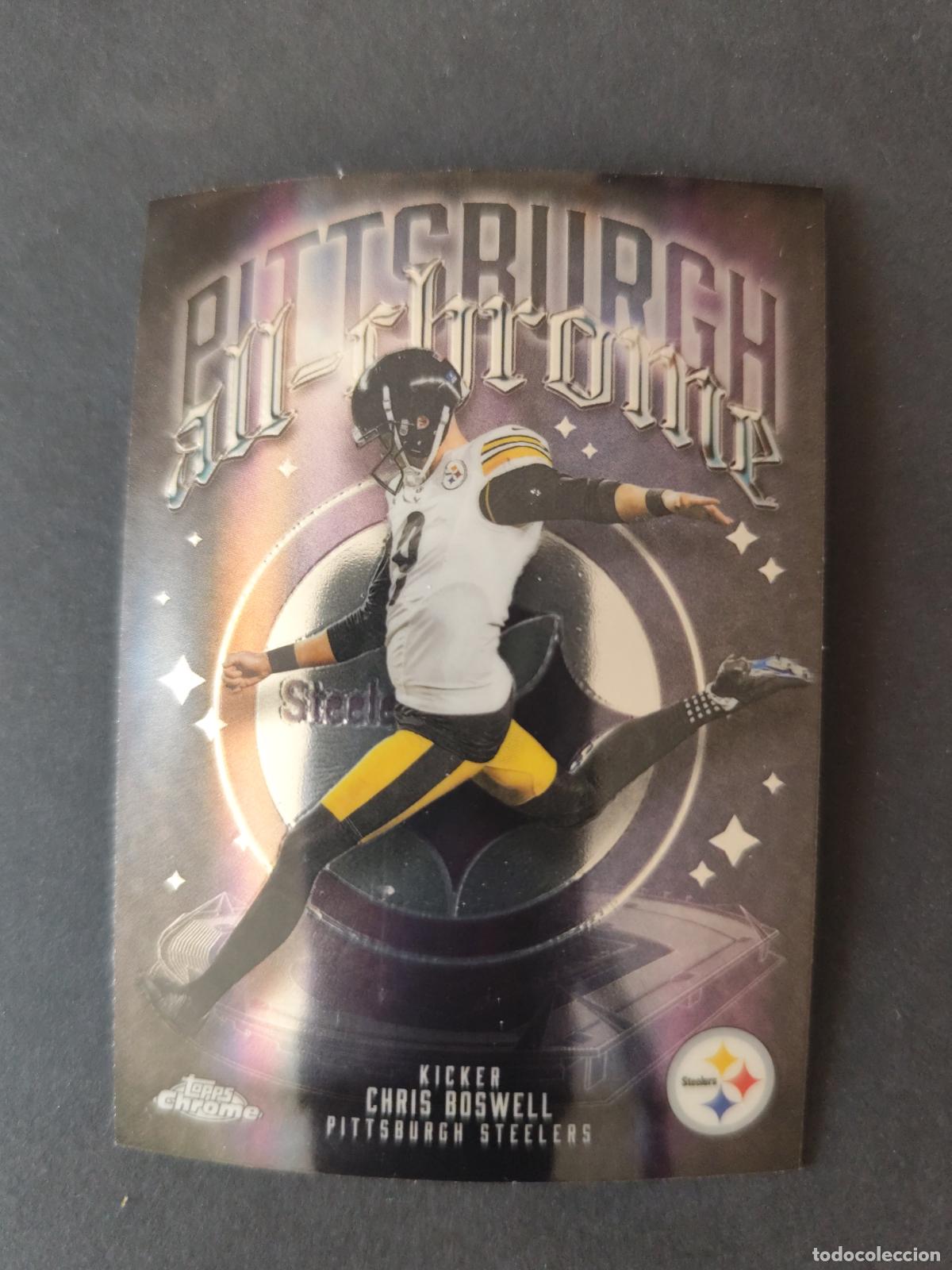 Coleccionismo deportivo: ACT-25 CHRIS BOSWELL PITTSBURGH STEELERS ALL CHROME TEAM TOPPS NFL CHROME 2025 FUTBOL AMERICANO