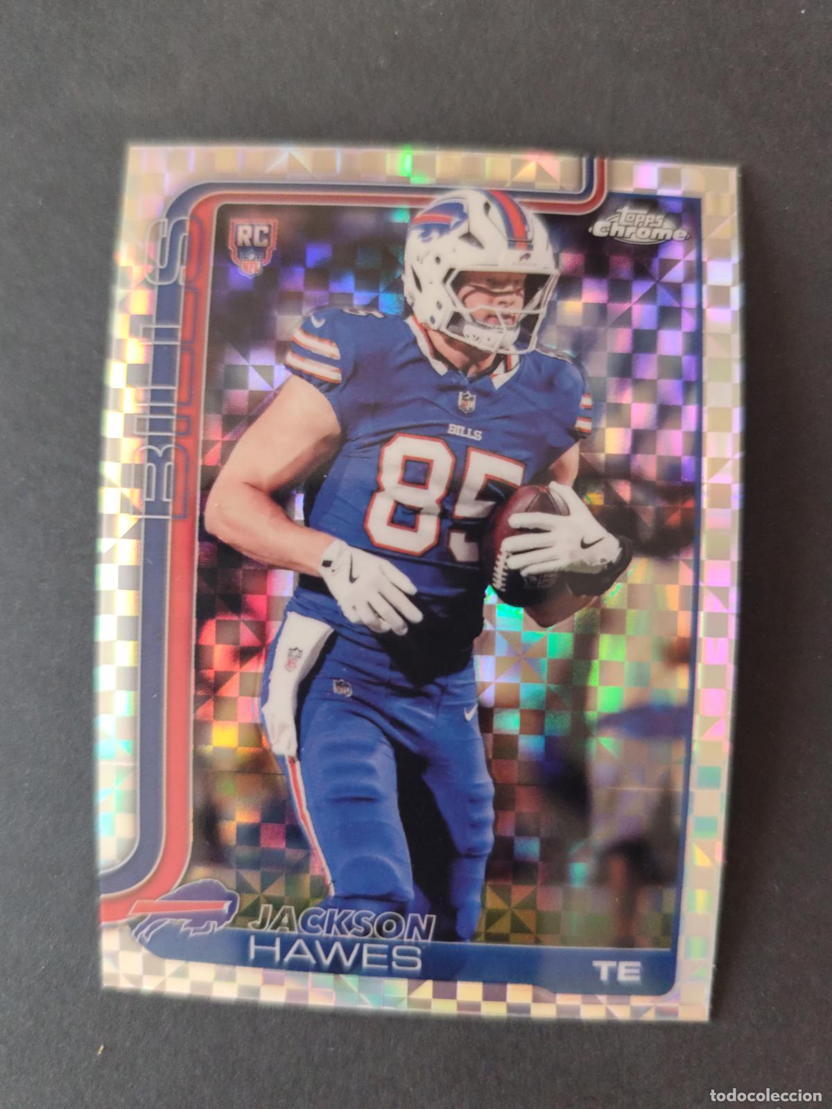 Coleccionismo deportivo: 397 JACKSON HAWES BUFFALO BILLS ROOKIE TOPPS NFL CHROME 2025 FUTBOL AMERICANO