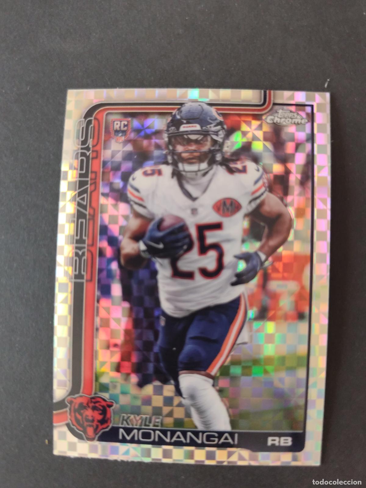 Coleccionismo deportivo: 382 KYLE MONANGAI CHICAGO BEARS ROOKIE TOPPS NFL CHROME 2025 FUTBOL AMERICANO