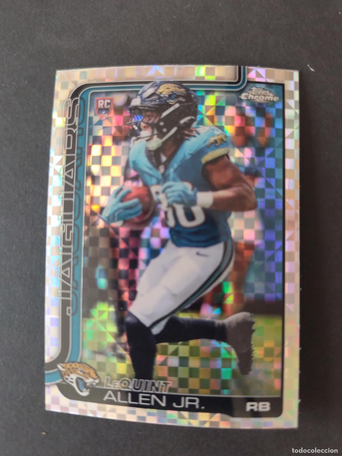 Coleccionismo deportivo: 384 LEQUINT ALLEN JR. JACKSONVILLE JAGUARS ROOKIE TOPPS NFL CHROME 2025 FUTBOL AMERICANO