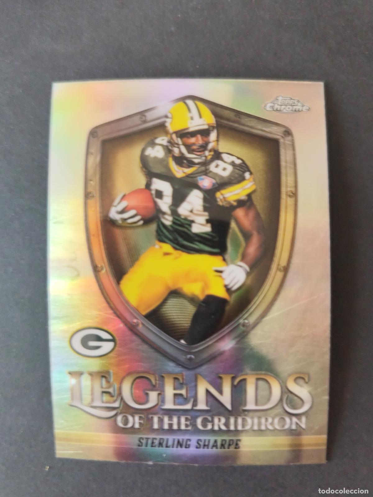 Coleccionismo deportivo: LOG-27 STERLING SHARPE GREEN BAY PACKERS LEGENDS OF THE GRIDIRON REFRACTOR TOPPS NFL CHROME 2025