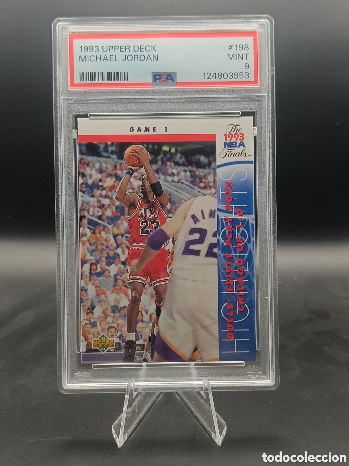 Coleccionismo deportivo: 1993 Upper Deck Michael Jordan #198 PSA 9
