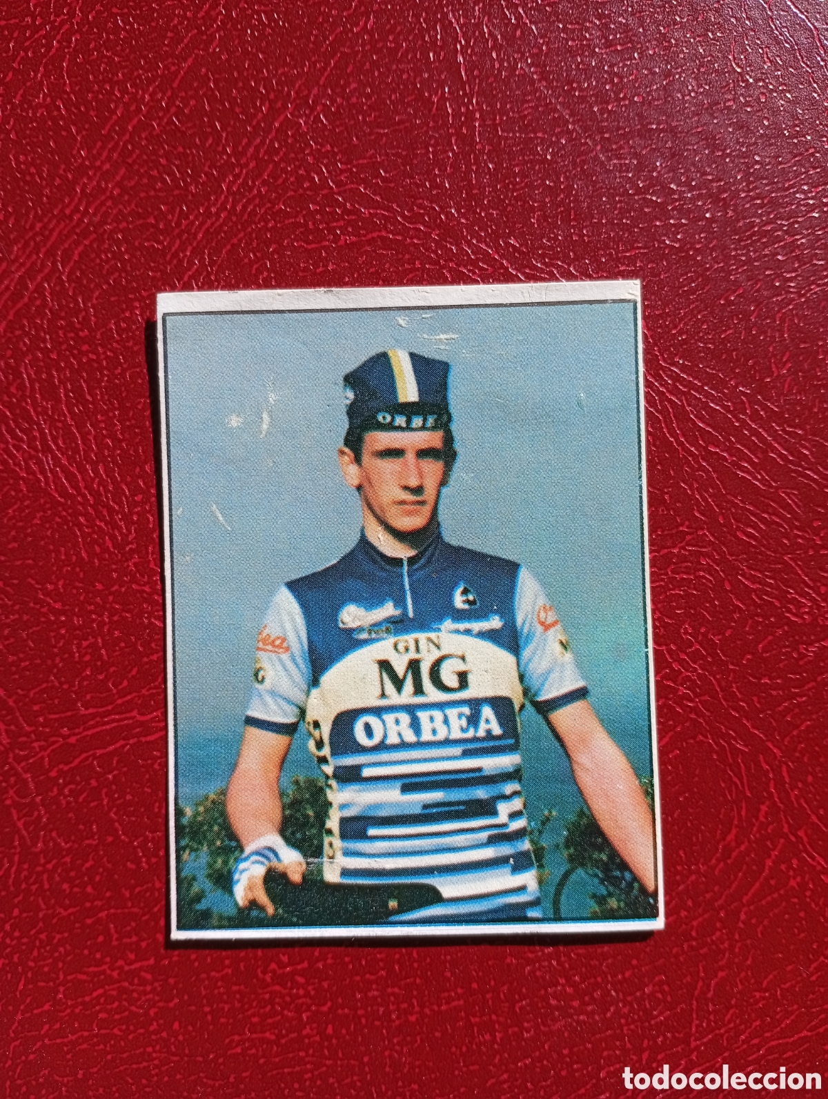 Sammelleidenschaft Sport: CROMO VUELTA CICLISTA: N&ordm; 61 J. MUJIKA - ASES INTERNACIONALES PEDAL - MERCHANTE 1985