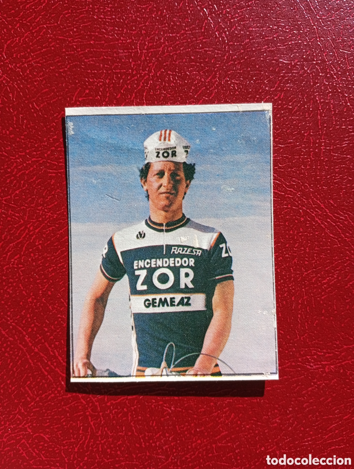 Collectionnisme sportif: CROMO VUELTA CICLISTA: N&ordm; 28 CAMARILLO - ASES INTERNACIONALES PEDAL - MERCHANTE 1985