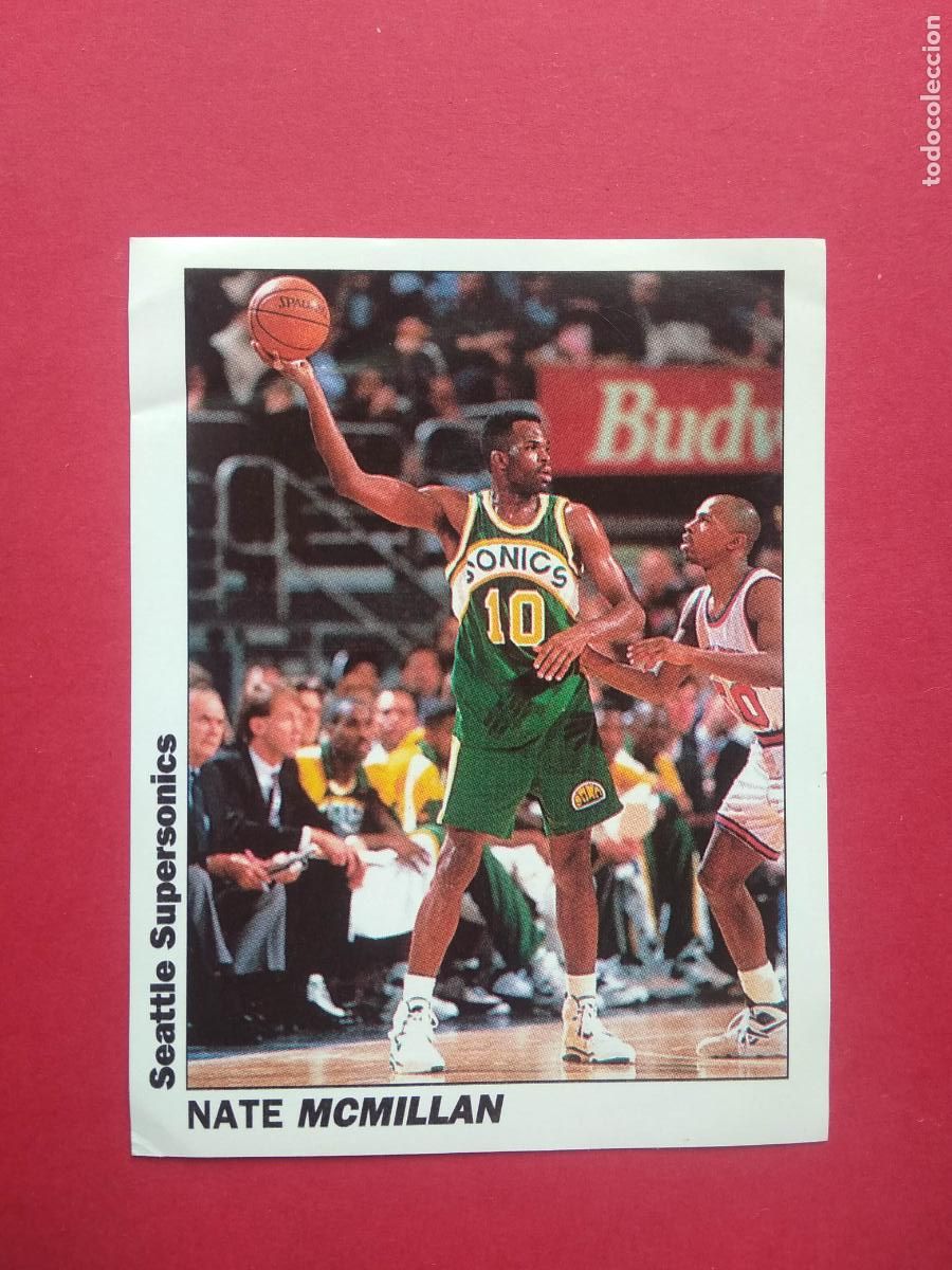 Collezionismo sportivo: SERVICE LINE ITALY AMERICAN PRO BASKETBALL USA NBA 94 95 1994 1995 SEATTLE N&ordm; 158 NATE MCMILLAN
