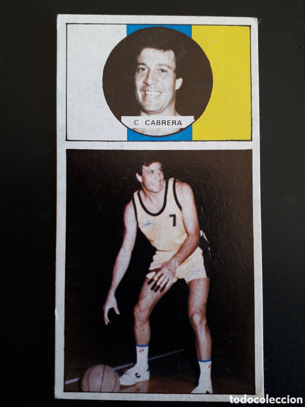 Colecionismo desportivo: CARMELO CABRERA, CANARIAS MERCHANTE 1986 1987 86 87 N&deg; 82 SIN PEGAR. PEDIDO M&Iacute;NIMO 3&euro;