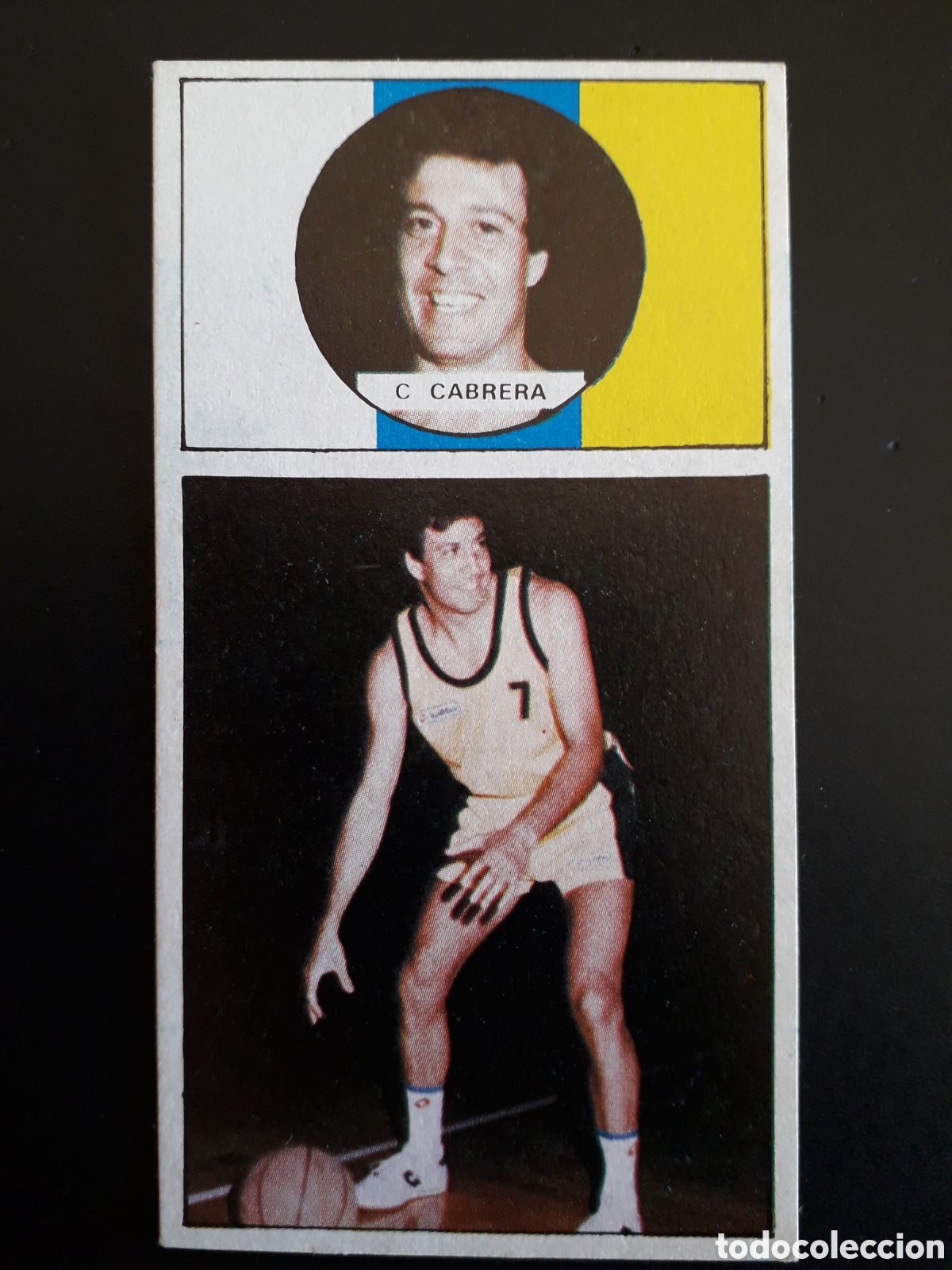 Colecionismo desportivo: CARMELO CABRERA, CANARIAS MERCHANTE 1986 1987 86 87 N&deg; 82 SIN PEGAR. PEDIDO M&Iacute;NIMO 3&euro;