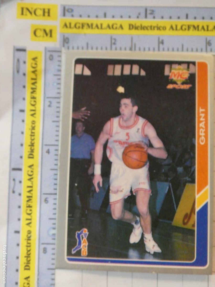 Colecionismo desportivo: CROMO TARJETA DE BALONCESTO. 130 GRANT PAMESA VALENCIA BASKET ACB95 ACB 95 1995. MUNDI CROMO.