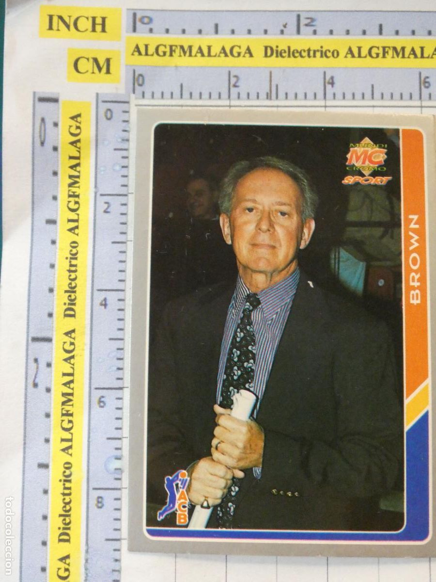 Sammelleidenschaft Sport: CROMO TARJETA DE BALONCESTO. 128 BROWN PAMESA VALENCIA BASKET ACB95 ACB 95 1995. MUNDI CROMO.