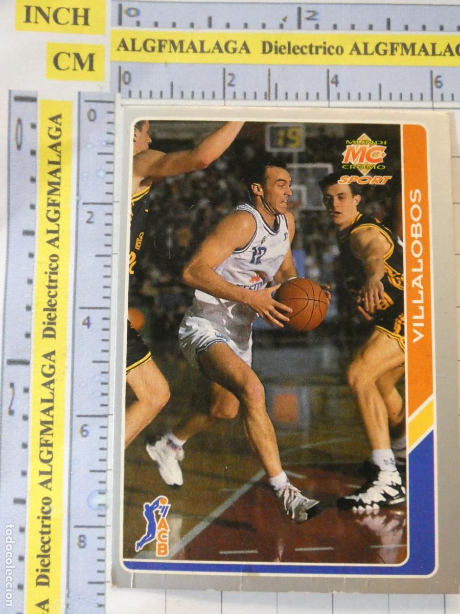 Coleccionismo deportivo: CROMO TARJETA DE BALONCESTO. 115 VILLALOBOS BASQUET ANDORRA ACB95 ACB 95 1995. MUNDI CROMO.