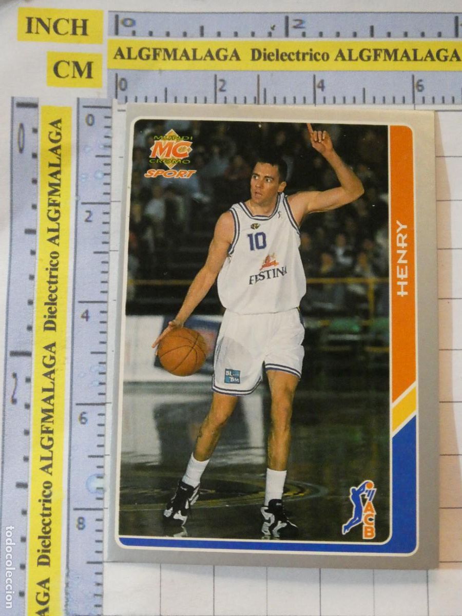 Coleccionismo deportivo: CROMO TARJETA DE BALONCESTO. 113 HENRY BASQUET ANDORRA ACB95 ACB 95 1995. MUNDI CROMO.