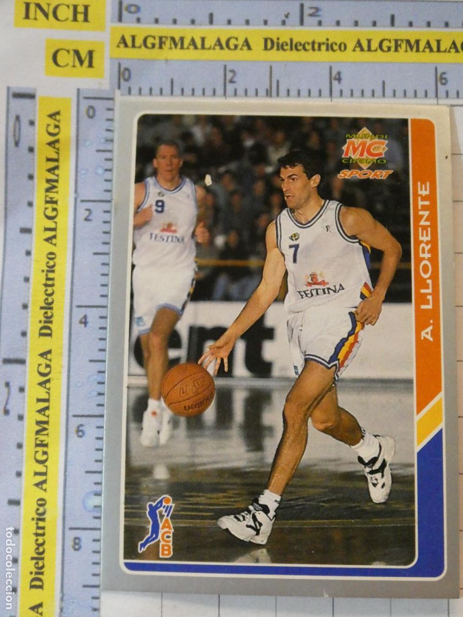 Coleccionismo deportivo: CROMO TARJETA DE BALONCESTO. 112 ANTONIO LLORENTE BASQUET ANDORRA ACB95 ACB 95 1995. MUNDI CROMO.