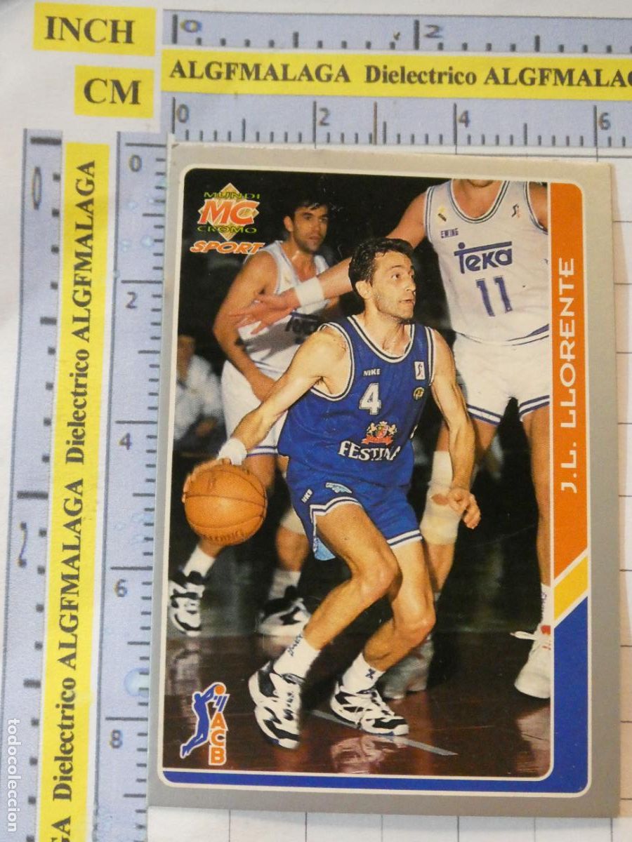 Coleccionismo deportivo: CROMO TARJETA DE BALONCESTO. 111 JOSE LUIS LLORENTE BASQUET ANDORRA ACB95 ACB 95 1995. MUNDI CROMO.