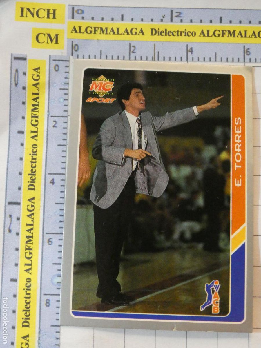 Coleccionismo deportivo: CROMO TARJETA DE BALONCESTO. 110 TORRES BASQUET ANDORRA ACB95 ACB 95 1995. MUNDI CROMO.