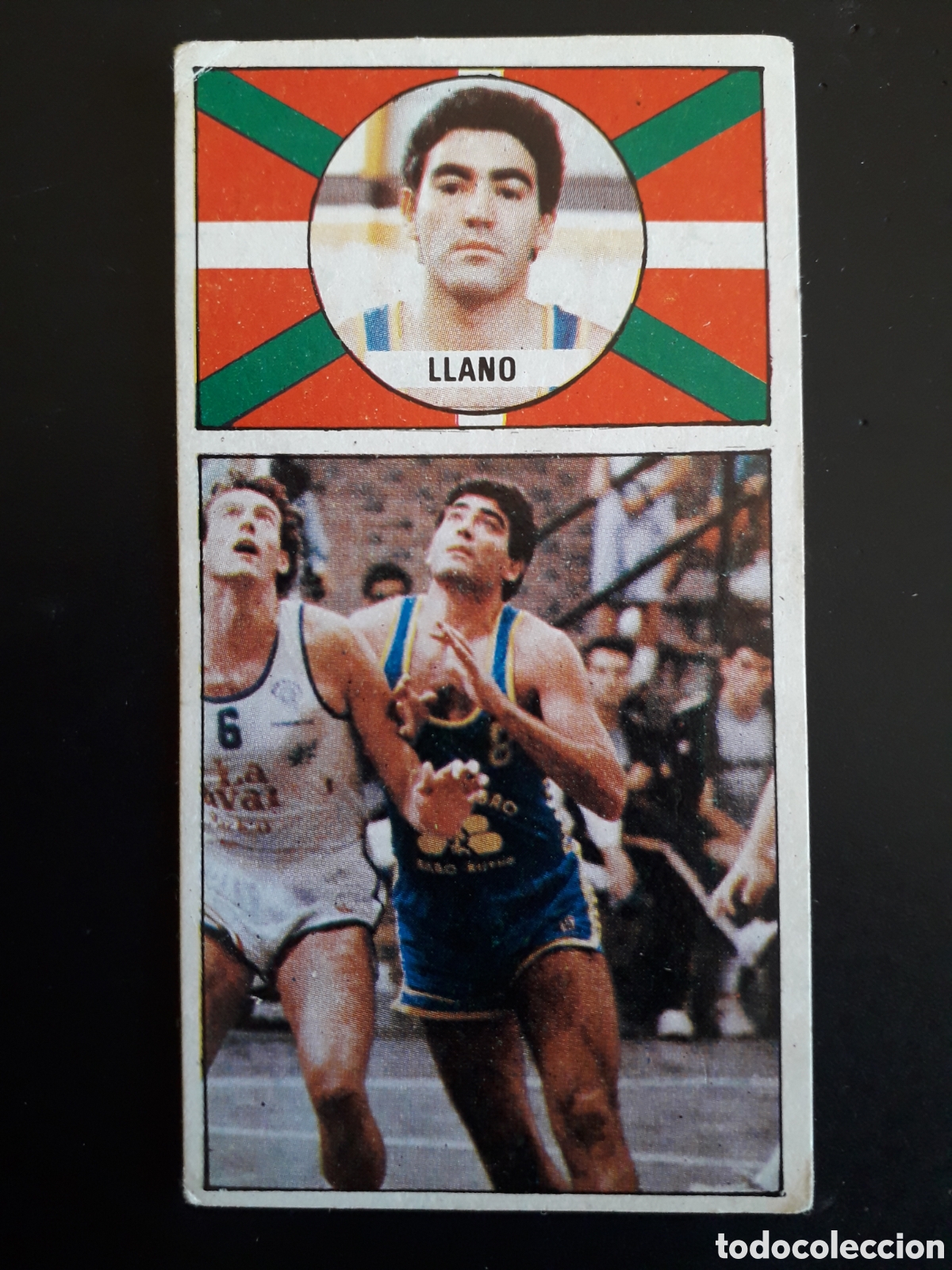 Coleccionismo deportivo: LLANO, CAJA BILBAO MERCHANTE 1986 1987 86 87 N&deg; 18 SIN PEGAR. PEDIDO M&Iacute;NIMO 3&euro;