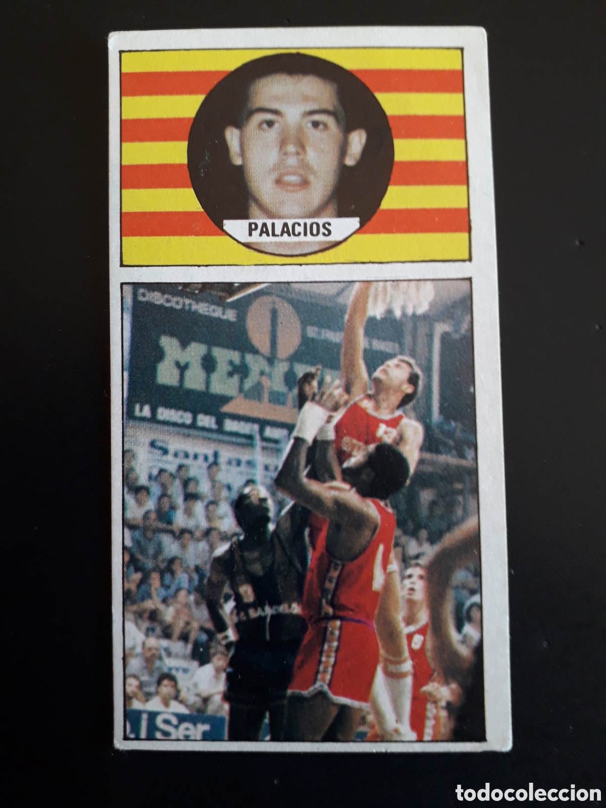 Coleccionismo deportivo: PALACIOS, TDK MANRESA, MERCHANTE 1986 1987 86 87 N&deg; 102 SIN PEGAR. PEDIDO M&Iacute;NIMO 3&euro;.