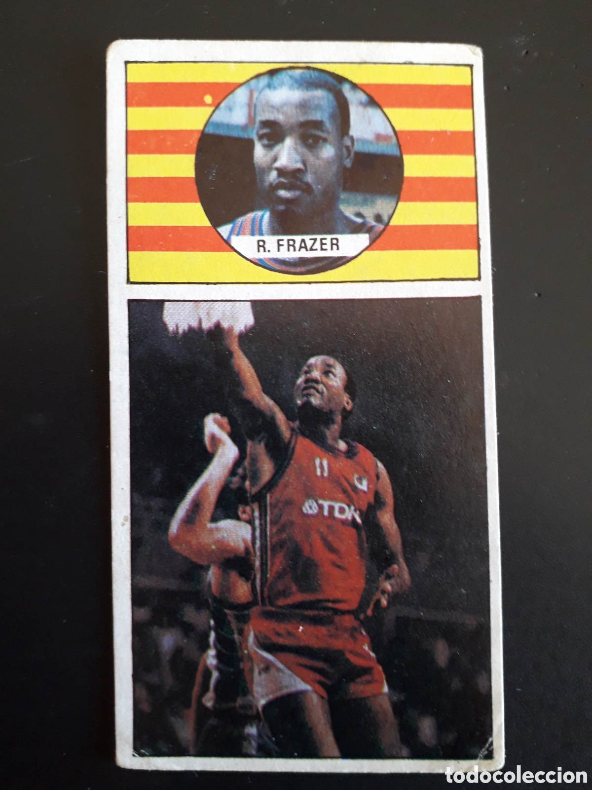 Coleccionismo deportivo: ROLANDO FRAZER, TDK MANRESA, MERCHANTE 1986 1987 86 87 N&deg; 107 SIN PEGAR. PEDIDO M&Iacute;NIMO 3&euro;