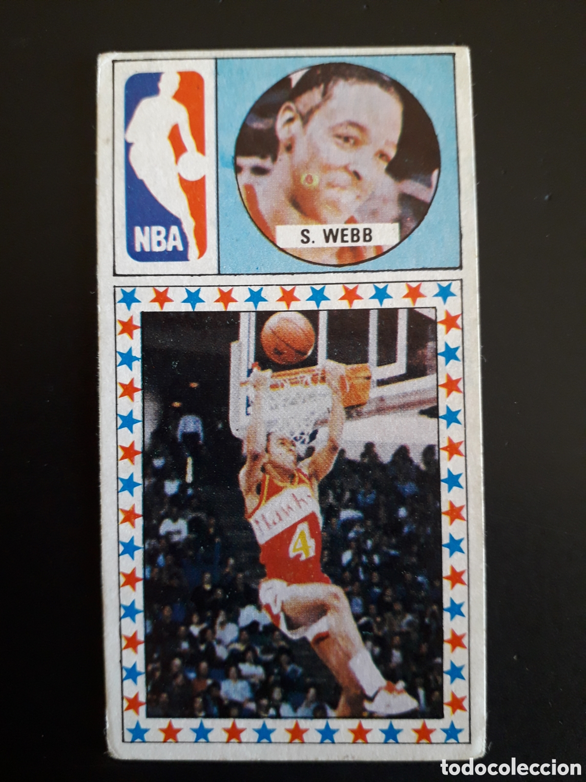 Coleccionismo deportivo: S WEBB ATLANTA HAWKS, NBA J MERCHANTE 1986 1987 86 87 N&deg; 166 SIN PEGAR. PEDIDO M&Iacute;NIMO 3&euro;