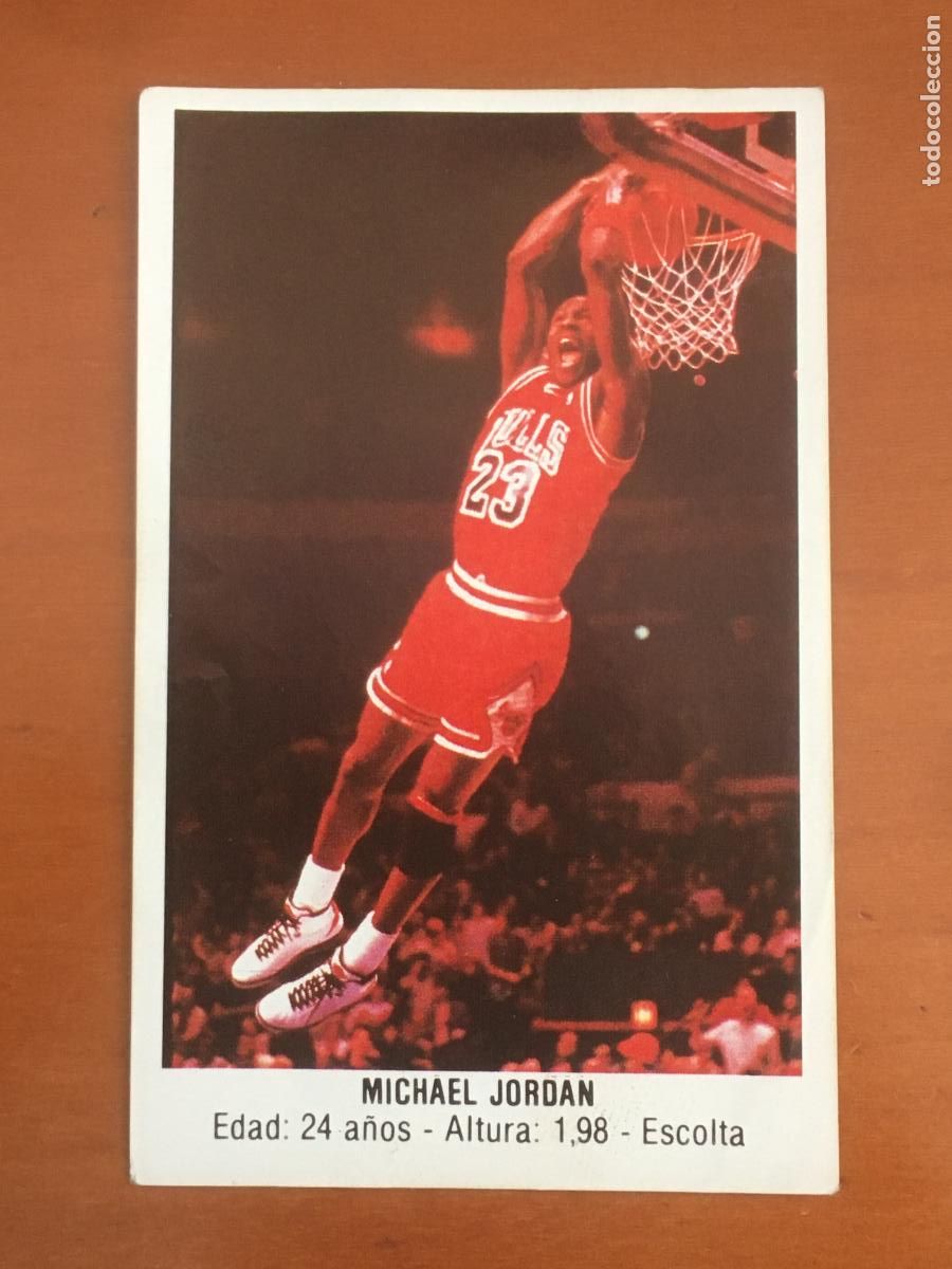 Coleccionismo deportivo: michael jordan cromo sticker 113 baloncesto 88 1988 merchante nunca pegado