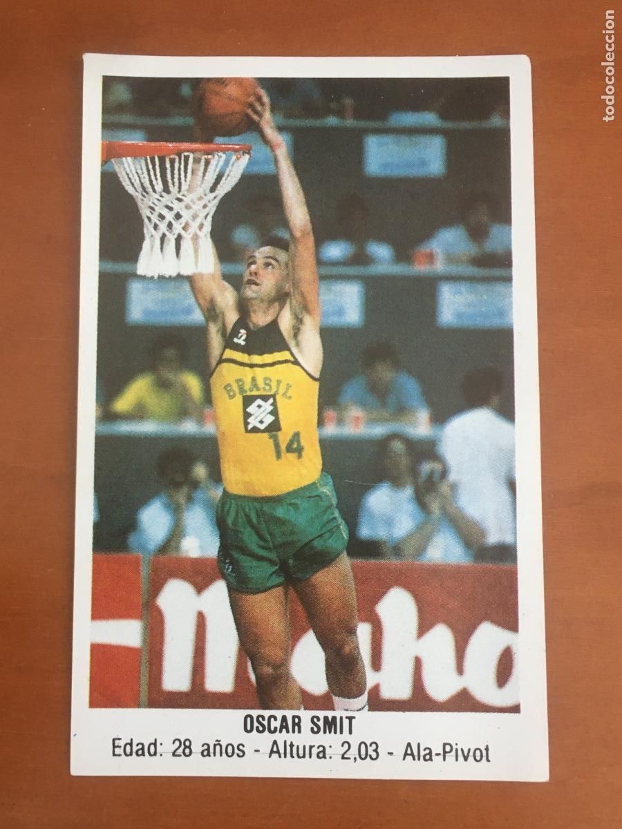 Coleccionismo deportivo: oscar schmidt smit cromo n&ordm; 124 baloncesto 88 merchante NBA nunca pegado
