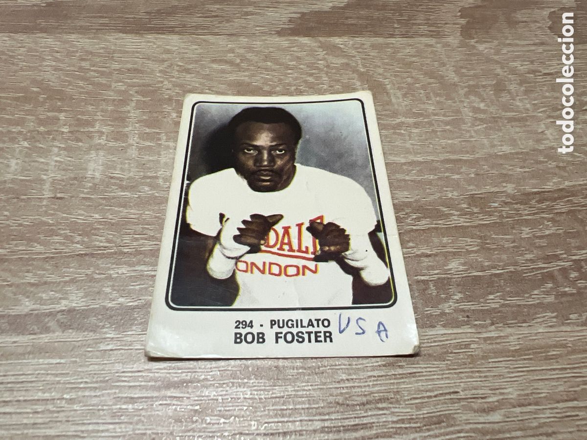 Coleccionismo deportivo: 1973 BOB FOSTER N&ordm; 294 PANINI CAMPIONI DELLO SPORT