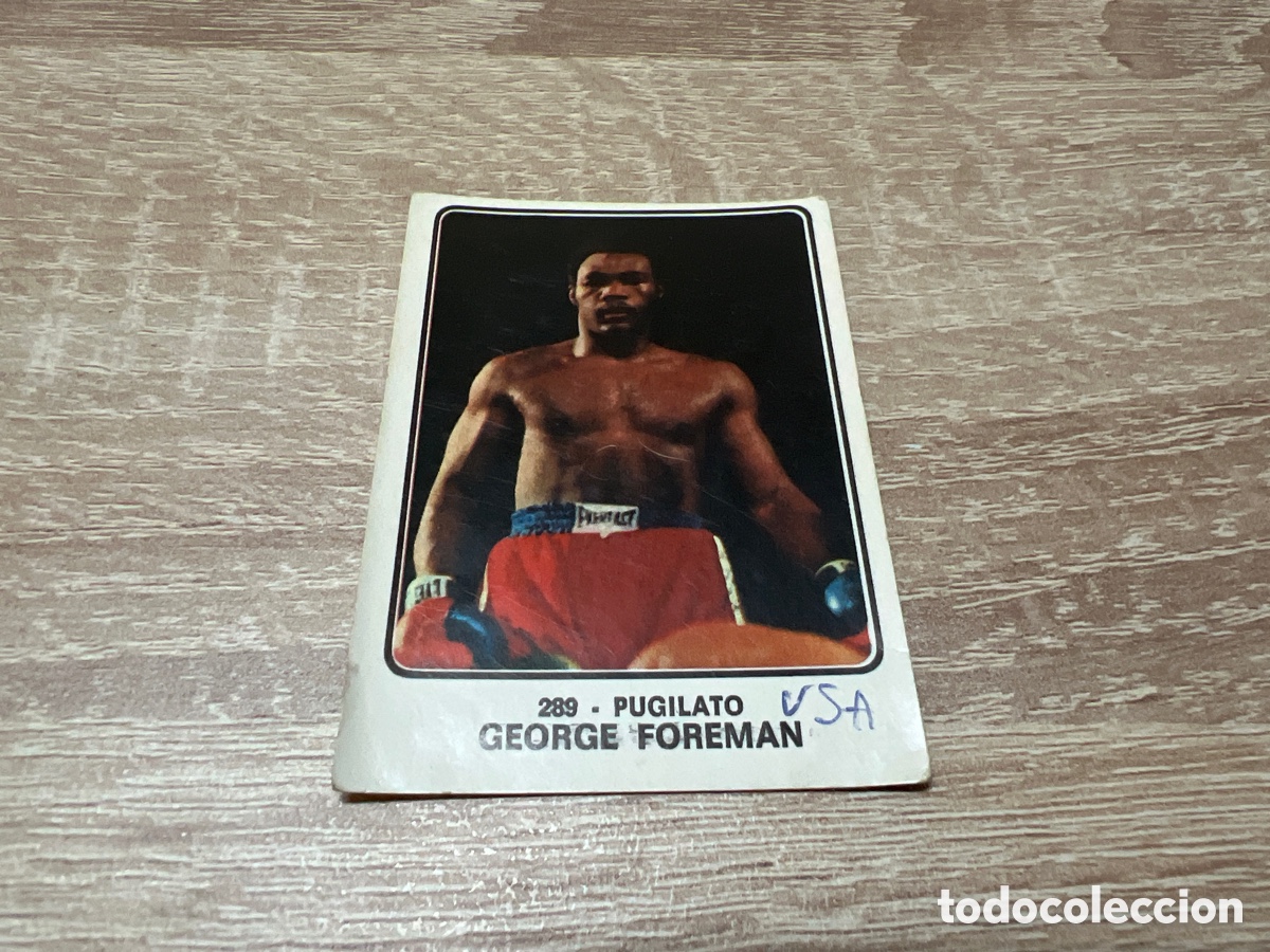 Coleccionismo deportivo: 1973 GEORGE FOREMAN N&ordm; 289 PANINI CAMPIONI DELLO SPORT