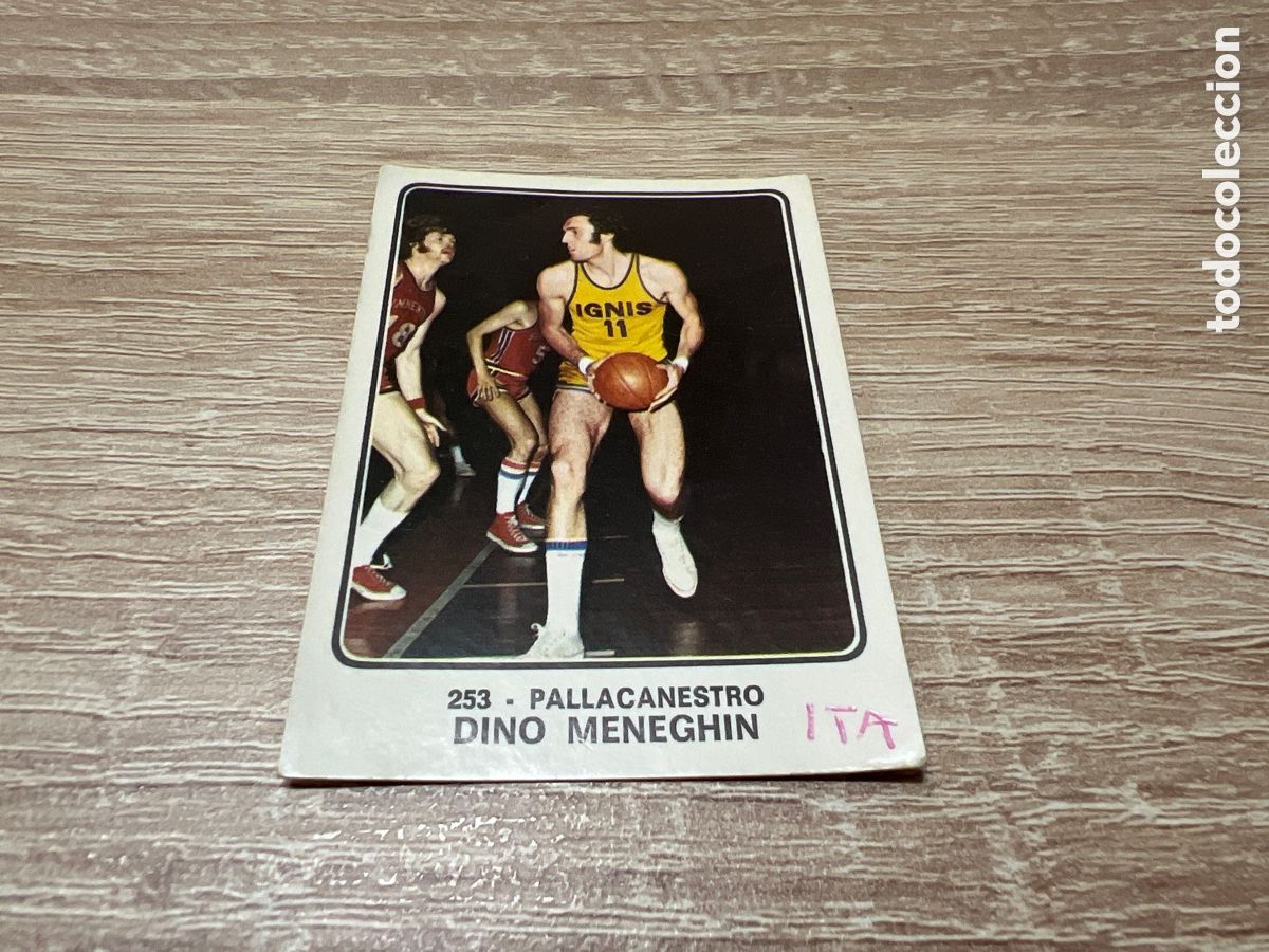 Coleccionismo deportivo: 1973 DINO MENEGHIN N&ordm; 253 PANINI CAMPIONI DELLO SPORT