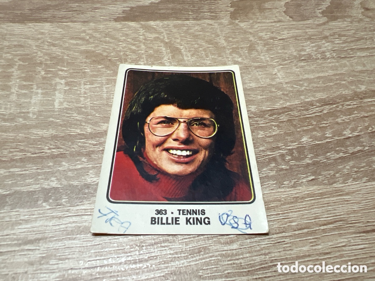 Coleccionismo deportivo: 1973 BILLI KING N&ordm; 363 PANINI CAMPIONI DELLO SPORT