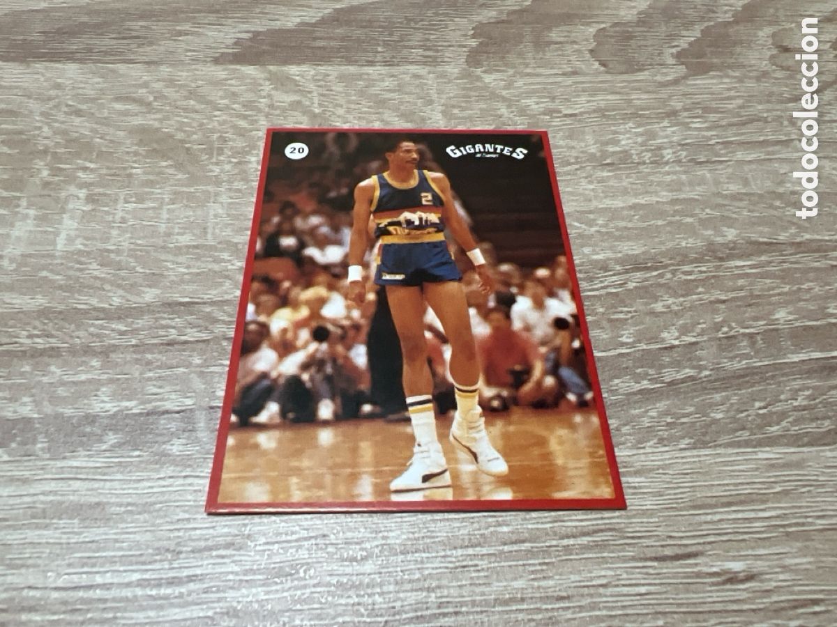 Coleccionismo deportivo: 1987 ALEX ENGLISH N&ordm; 20 GIGANTES NBA SIN PEGAR