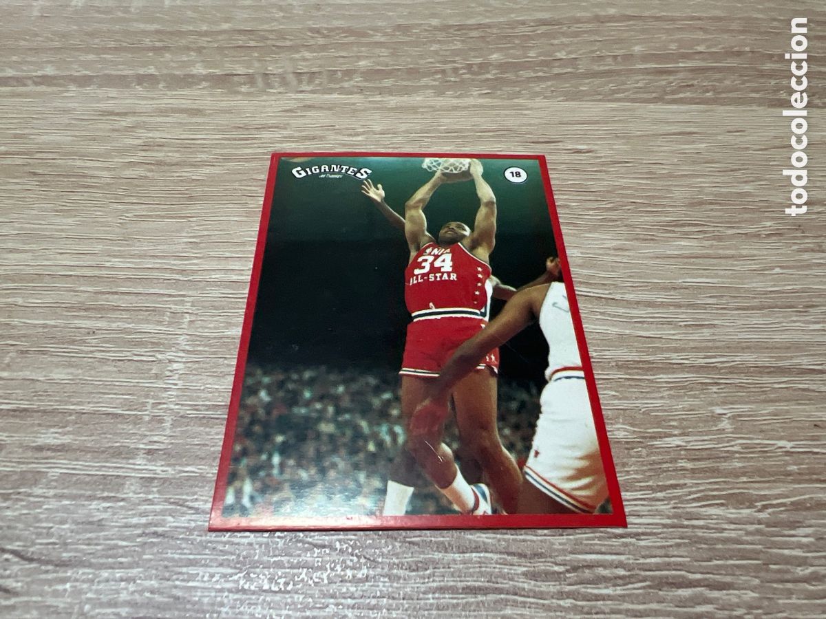Coleccionismo deportivo: 1987 CHARLES BARKLEY N&ordm; 18 GIGANTES NBA SIN PEGAR