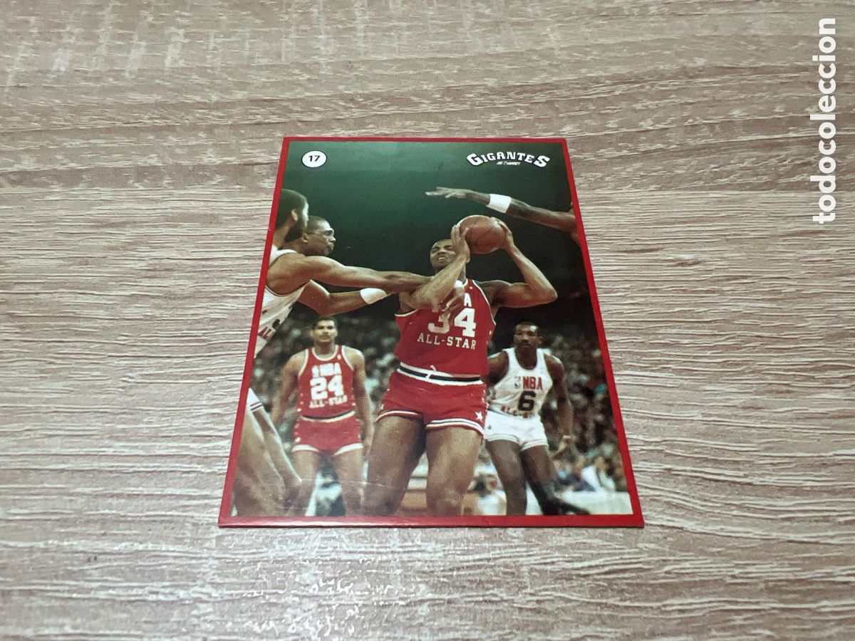 Coleccionismo deportivo: 1987 CHARLES BARKLEY N&ordm; 17 GIGANTES NBA SIN PEGAR