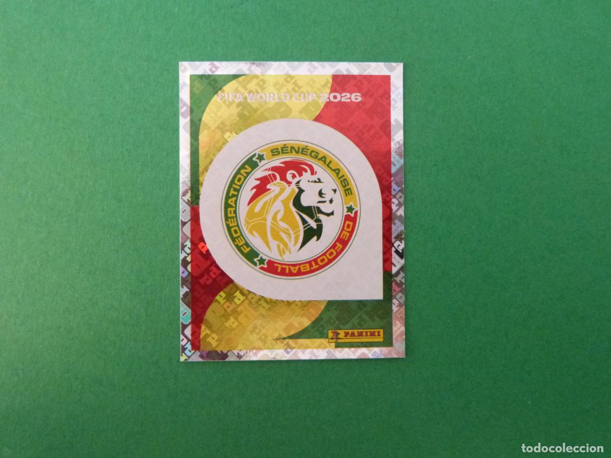 Coleccionismo deportivo: CROMO FUTBOL ESCUDO SENEGAL SIN PEGAR N&ordm; 1 SEN 1 MUNDIAL 2026 PANINI
