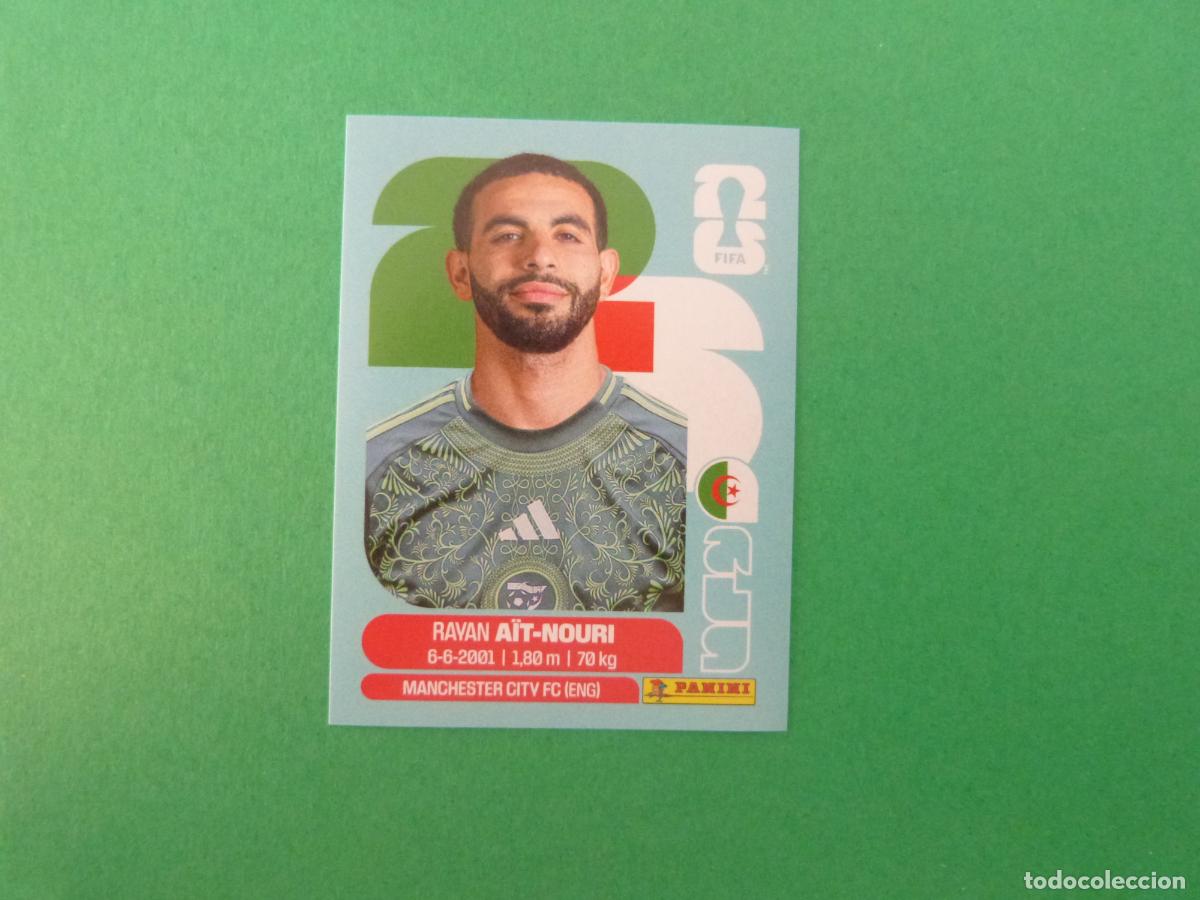 Coleccionismo deportivo: CROMO FUTBOL AIT-NOURI SIN PEGAR N&ordm; 5 ALG 5 MUNDIAL 2026 PANINI