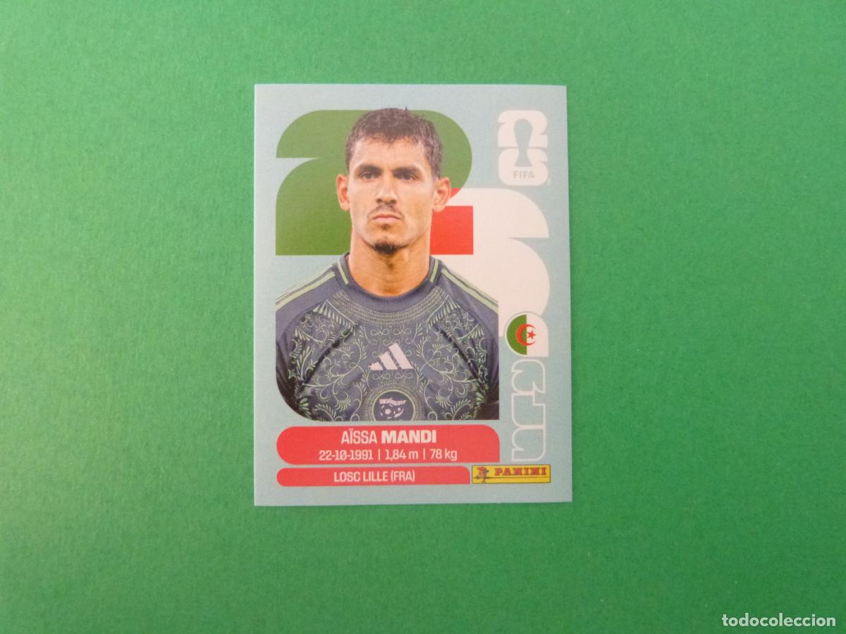 Coleccionismo deportivo: CROMO FUTBOL MANDI ARGELIA SIN PEGAR N&ordm; 7 ALG 7 MUNDIAL 2026 PANINI