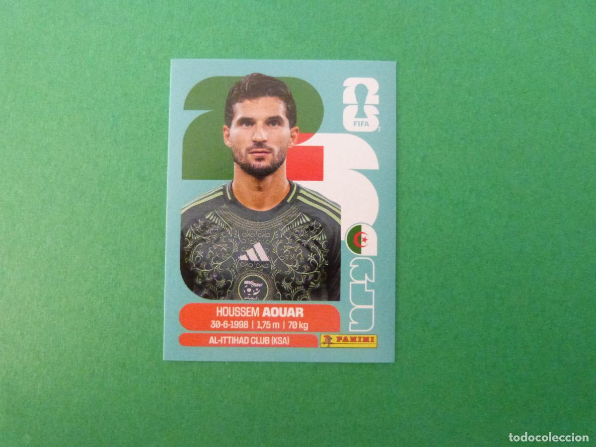 Coleccionismo deportivo: CROMO FUTBOL AOUAR ARGELIA SIN PEGAR N&ordm; 9 ALG 9 MUNDIAL 2026 PANINI