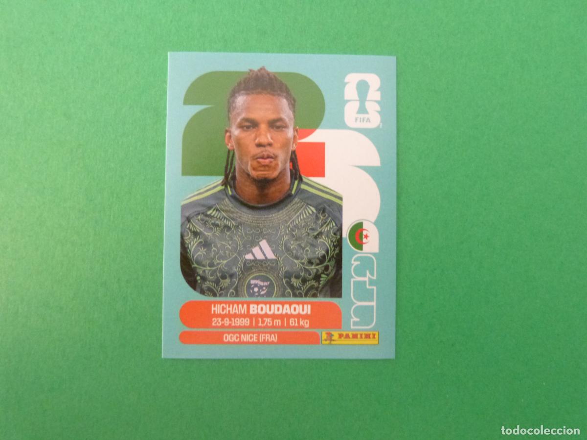 Coleccionismo deportivo: CROMO FUTBOL BOUDAOUI ARGELIA SIN PEGAR N&ordm; 10 ALG 10 MUNDIAL 2026 PANINI