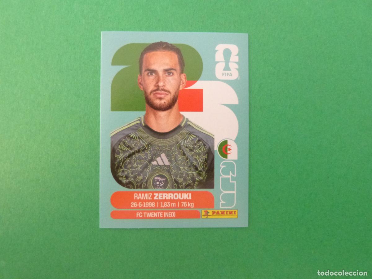 Coleccionismo deportivo: CROMO FUTBOL ZERROUKI ARGELIA SIN PEGAR N&ordm; 11 ALG 11 MUNDIAL 2026 PANINI