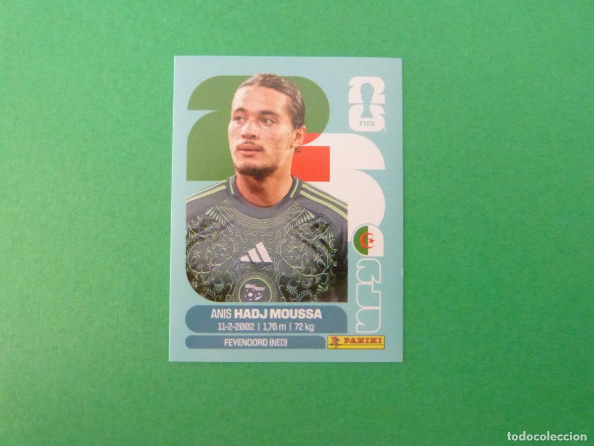 Coleccionismo deportivo: CROMO FUTBOL HADJ MOUSSA ARGELIA SIN PEGAR N&ordm; 17 ALG 17 MUNDIAL 2026 PANINI