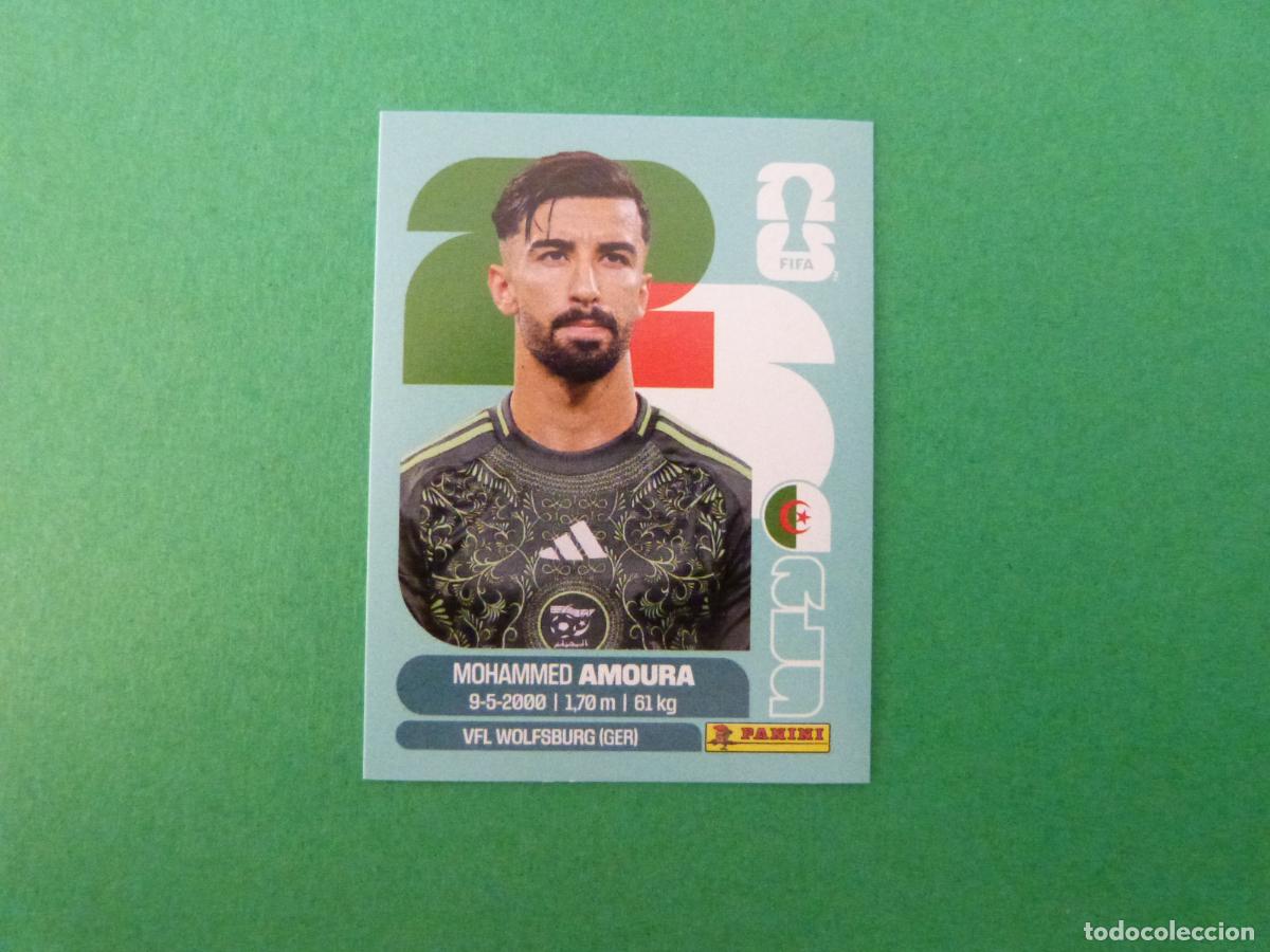 Coleccionismo deportivo: CROMO FUTBOL AMOURA ARGELIA SIN PEGAR N&ordm; 20 ALG 20 MUNDIAL 2026 PANINI