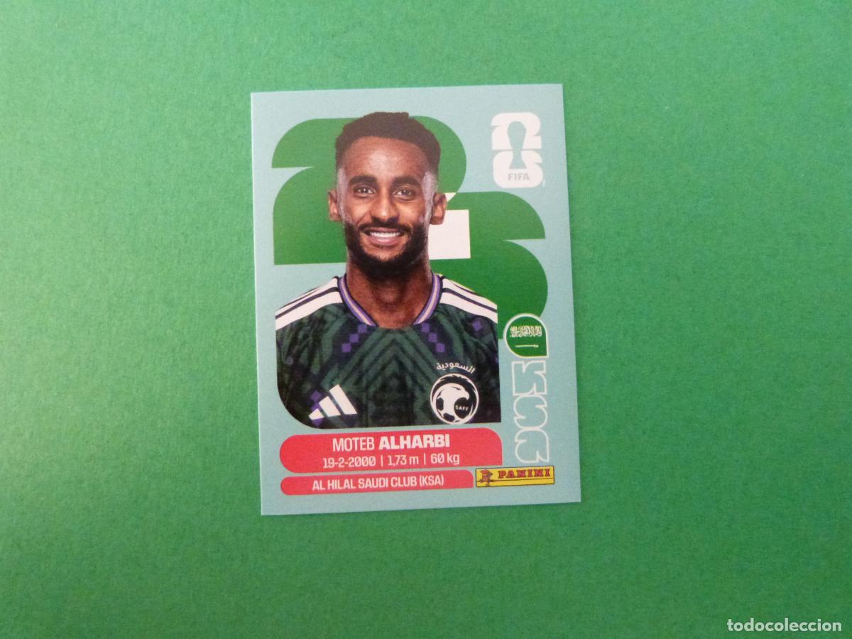 Coleccionismo deportivo: CROMO FUTBOL ALHARBI ARABIA SAUDI SIN PEGAR N&ordm; 7 KSA 7 MUNDIAL 2026 PANINI